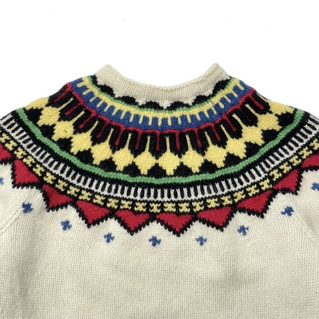 POLO RALPHLAUREN　"HAND KNIT" SWEATER (NORDIC)