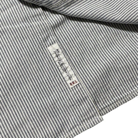 RRL RALPHLAUREN　"STRIPE" BUTTON DOWN SHIRT (90s)