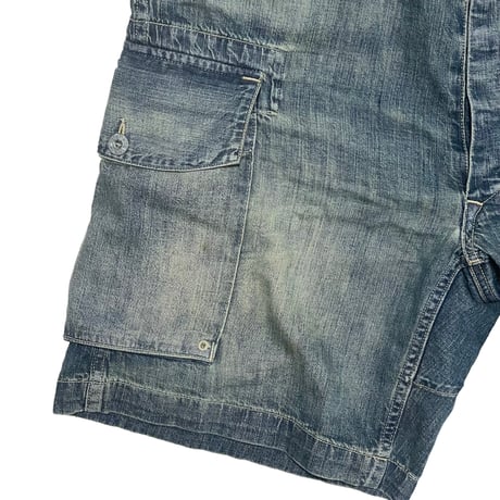 RRL RALPHLAUREN　"INDIGO DENIM CARGO" SHORTS