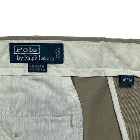 POLO RALPHLAUREN　"ETHAN PANT" CHINO PANTS