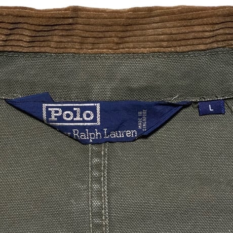 POLO RALPHLAUREN　"CORDUROY COLLAR" HUNTING JACKET