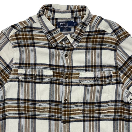 POLO RALPHLAUREN　"MADE IN U.S.A." FLANNEL SHIRT