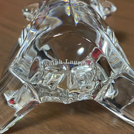 RALPHLAUREN　"CRYSTAL POLO BEAR" PAPER WEIGHT