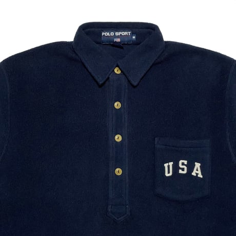POLO SPORT RALPHLAUREN　"PULL-OVER" FLEECE JACKET