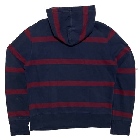 POLO RALPHLAUREN　"BORDER" HOODIE (NAVY)