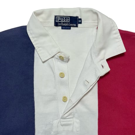 POLO RALPHLAUREN　"COLOR BLOCK" L/S POLO SHIRT