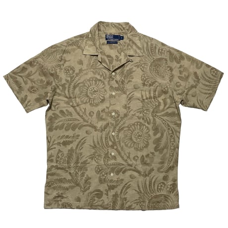 POLO RALPHLAUREN　 "CLAYTON" OPEN COLLAR SHIRT