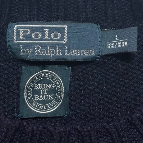 POLO RALPHLAUREN　"BRING IT BACK" SWEATER