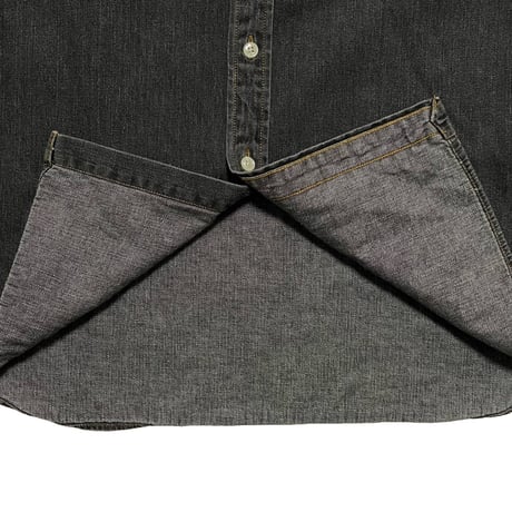 POLO SPORT RALPHLAUREN　"POLO SPORT LOGO" BLACK DENIM SHIRT