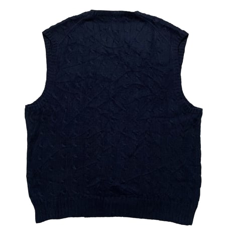 POLO RALPHLAUREN　"CABLE KNIT" SWEATER VEST