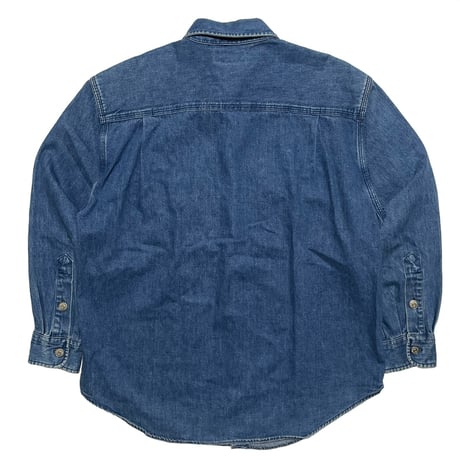 RALPHLAUREN　"METAL BUTTON" DENIM WORK SHIRT