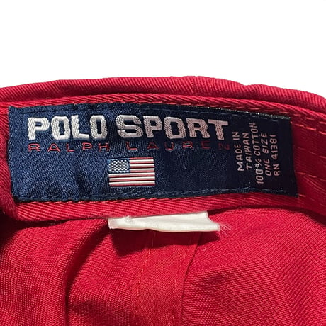 POLO SPORT RALPHLAUREN　"LOGO" BASEBALL CAP