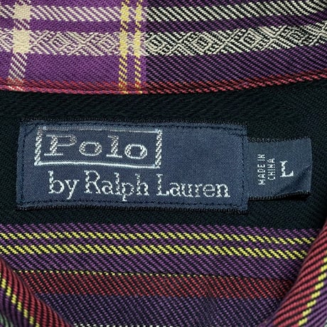POLO RALPHLAUREN　"HEAVY WESTERN" FLANNEL SHIRT