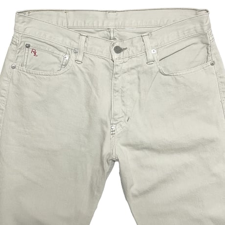 POLO RALPHLAUREN　WHITE DENIM
