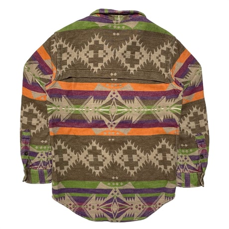 POLO RALPHLAUREN　"INDIAN PATTERN" FLANNEL SHIRT