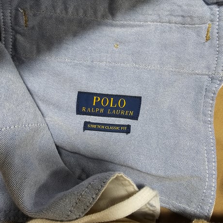 POLO RALPHLAUREN　"SKULL STRETCH CLASSIC FIT" BEIGE CHINO SHORTS