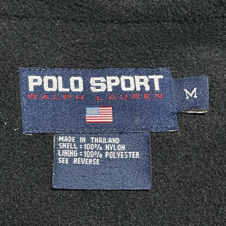 POLO SPORT RALPHLAUREN　"FLEECE LINING" NYLON JACKET