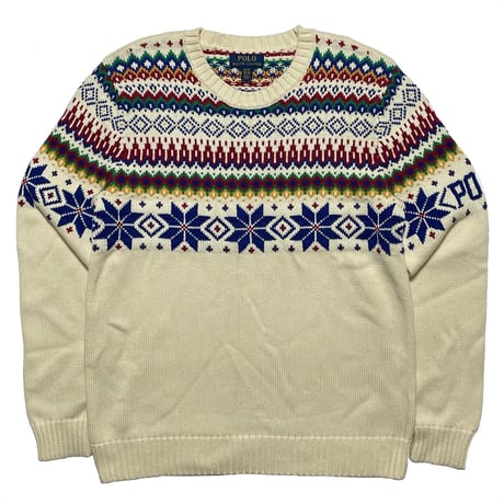 POLO RALPHLAUREN　"NORDIC" SWEATER (BOYS)
