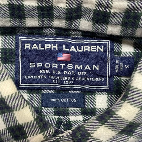 POLO SPORT RALPHLAUREN　"GINGHAM" FLANNEL SHIRT