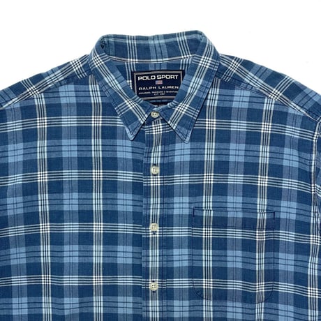 POLO SPORT RALPHLAUREN　"CHECK" S/S SHIRT
