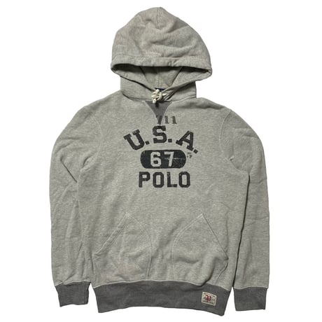 POLO RALPHLAUREN　"U.S.A. 67 POLO" LINING HOODIE