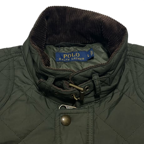 POLO RALPHLAUREN　"CORDUROY COLLAR" QUILTING JACKET