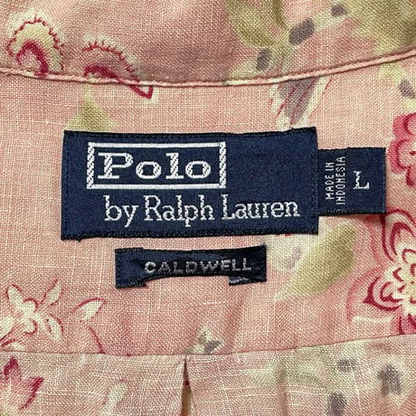 POLO RALPHLAUREN　"HEMP" ALOHA SHIRT