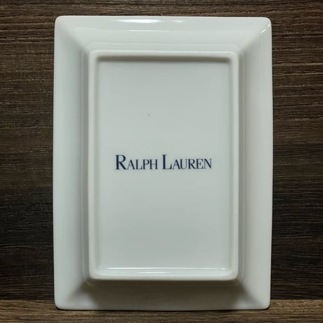 RALPHLAUREN　"CREST LOGO" SQUARE PLATE