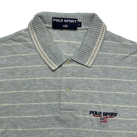 POLO SPORT RALPHLAUREN　"STRIPED" POLO SHIRT