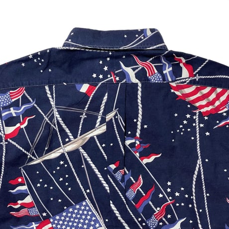 RALPHLAUREN　"BIG AND TALL USA FLAG" BUTTON DOWN SHIRT