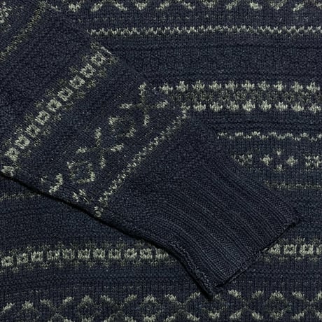 POLO RALPHLAUREN　"FAIR ISLE PATTERN" SWEATER