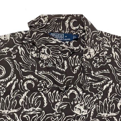 POLO RALPHLAUREN　 "CLAYTON" OPEN COLLAR SHIRT