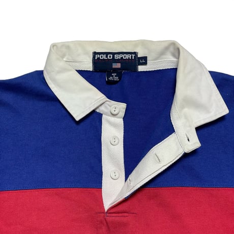 POLO SPORT RALPHLAUREN　"COLOR BLOCK" RUGBY SHIRT