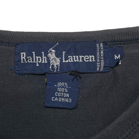 RALPHLAUREN　"K-SWISS" HENLEY NECK L/S TEE
