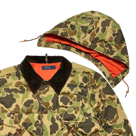POLO RALPHLAUREN　"BUTTON FLY" DOWN JACKET