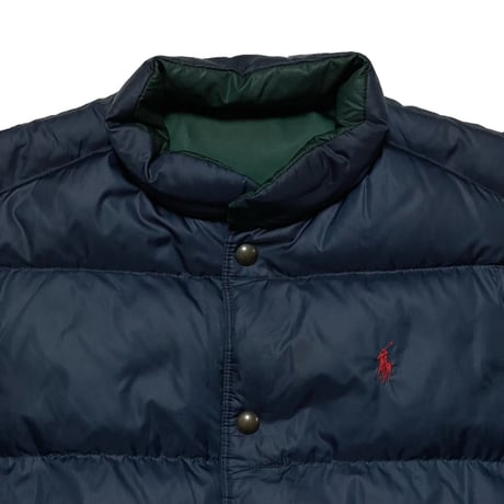 POLO RALPHLAUREN　"REVERSIBLE" DOWN VEST