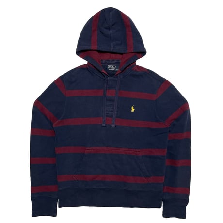 POLO RALPHLAUREN　"BORDER" HOODIE (NAVY)