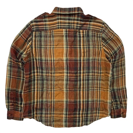 RALPHLAUREN　"PLAID" HEMP SHIRT