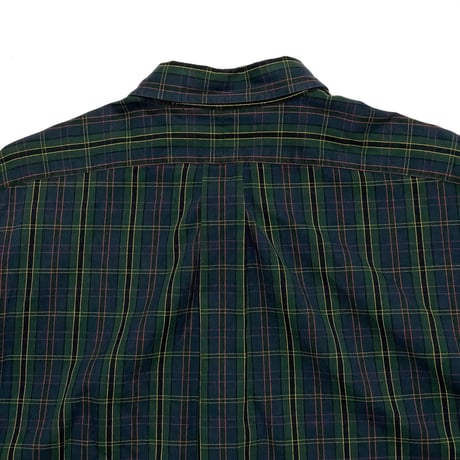 RALPHLAUREN　"CHECKED" BIG SHIRT (GREEN)