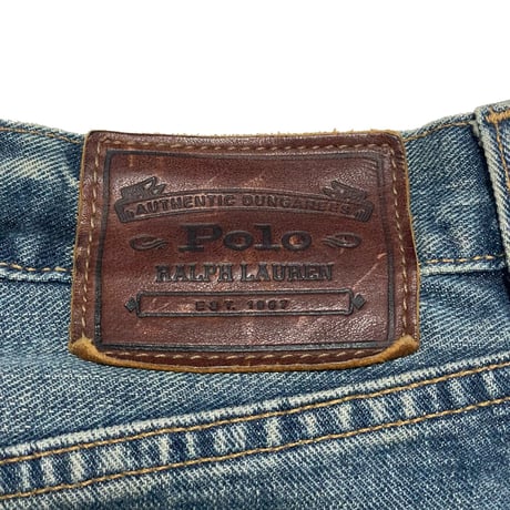 POLO RALPHLAUREN　"WEATHERING" DENIM PANTS