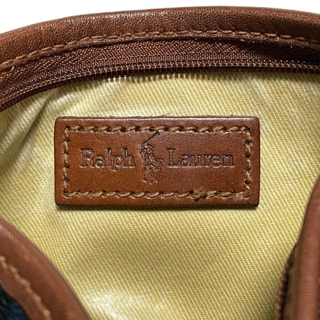 POLO RALPHLAUREN　"BLACK WATCH" BARREL POUCH