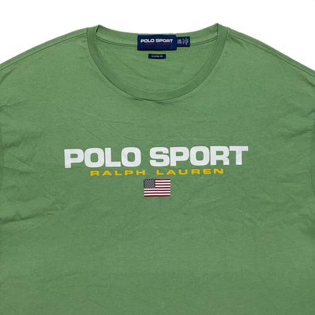 POLO SPORT RALPHLAUREN　"LOGO PRINT" S/S TEE (L.GREEN)