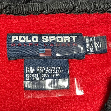 POLO SPORT RALPHLAUREN　 FLEECE JACKET (RED)