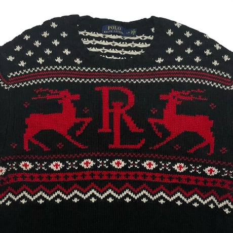 POLO RALPHLAUREN　"NORDIC PATTERN" SWEATER