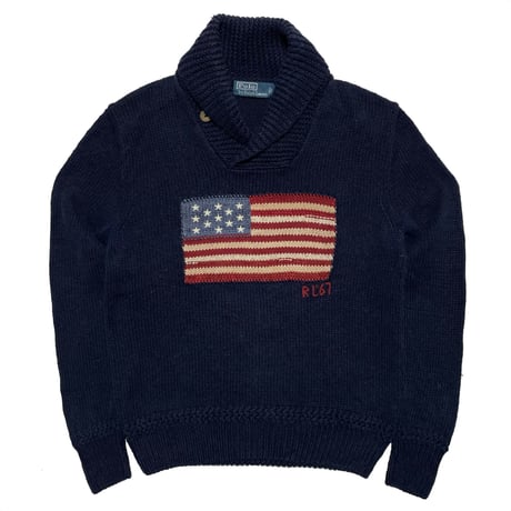 POLO RALPHLAUREN　"USA FLAG" CARDIGAN