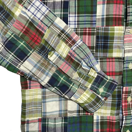 DENIM&SUPPLY RALPHLAUREN　 "CHECK PATCH WORK" L/S SHIRT