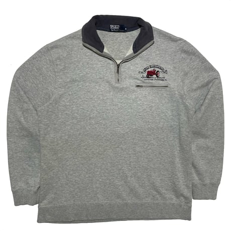 POLO RALPHLAUREN　"HALF ZIP" SWEAT