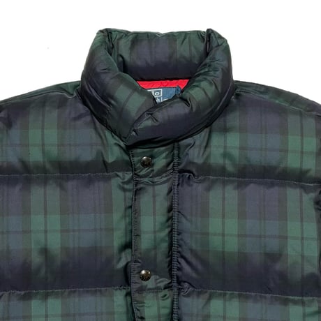 POLO RALPHLAUREN　"BLACK WATCH" DOWN JACKET