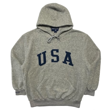 POLO RALPHLAUREN　"USA" FLEECE HOODIE