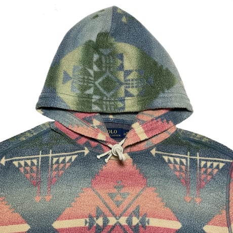 POLO RALPHLAUREN　 "NATIVE" FLEECE HOODIE